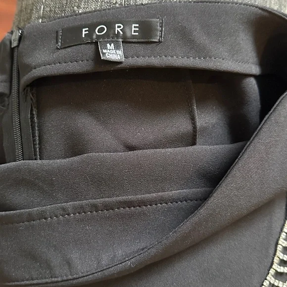 Black Silver Fringe set - size S/M - Picture 4 of 5